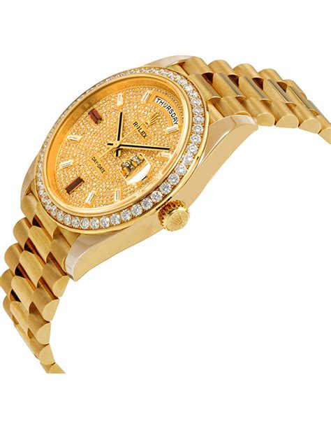 rolex day date gold replica|best rolex day date homage.